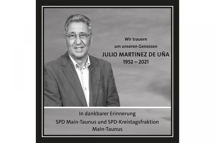 Trauer um Julio Martinez de Uña