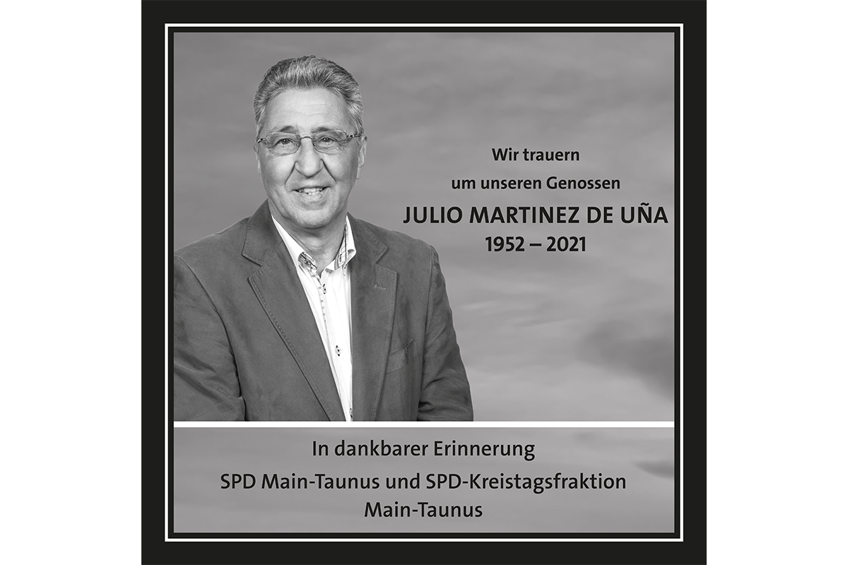 Trauer um Julio Martinez de Uña