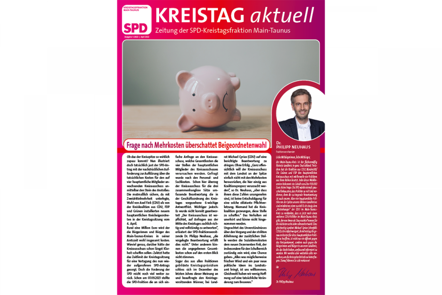Kreistag aktuell, Ausgabe 1-2022